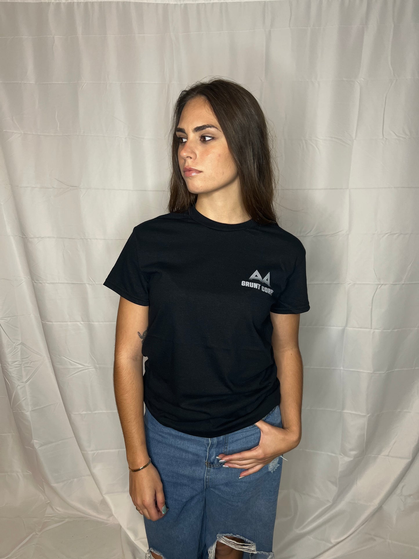 AA- ARMED ALCOHOLICS- Black T-shirt