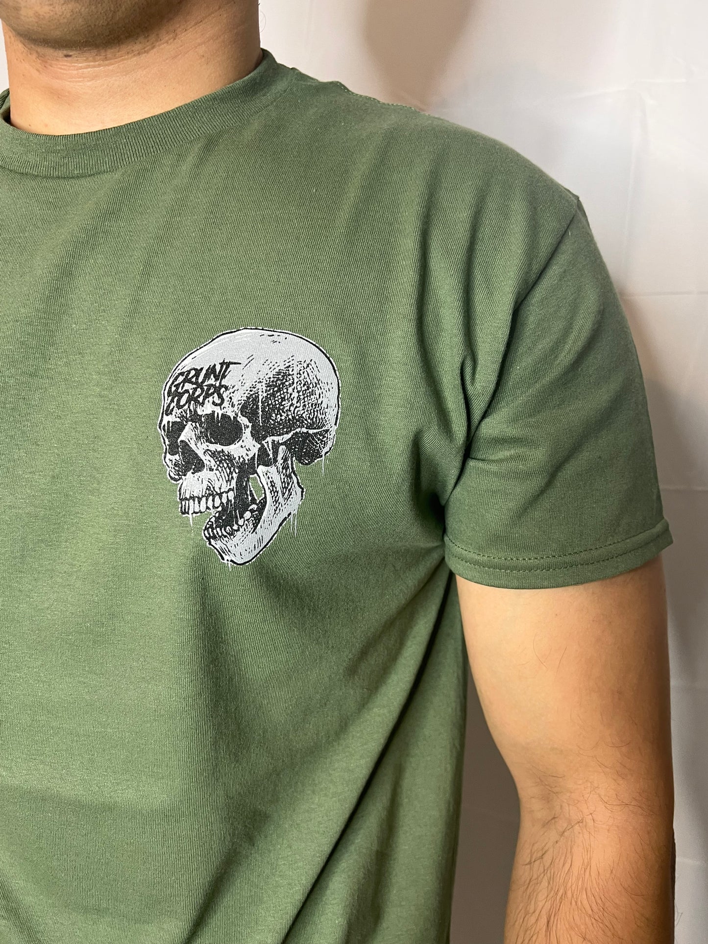 I CAME HERE TO KILL- Green T-shirt