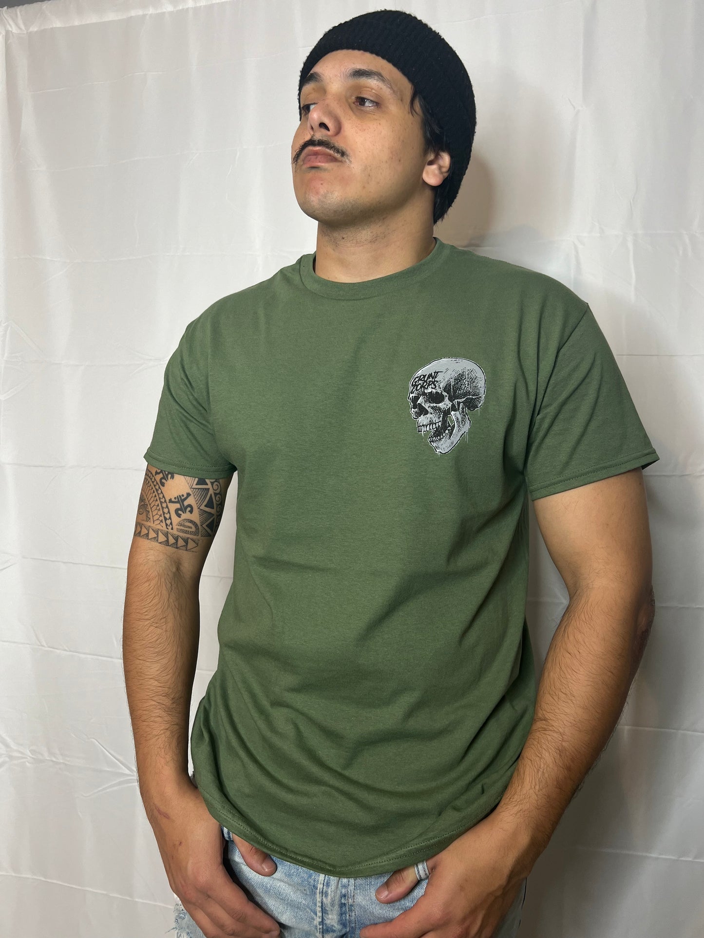I CAME HERE TO KILL- Green T-shirt