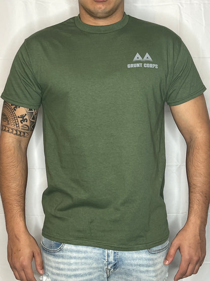 AA-ARMED ALCOHOLICS Green T-shirt